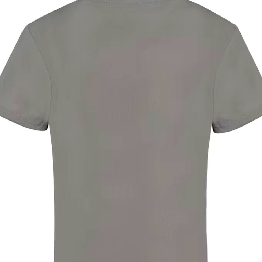 Grey JOY Graphic Print Casual Short Sleeve T-Shirt with Butterflies ๐ฆ ๐๐ป - Picture 2 of 3